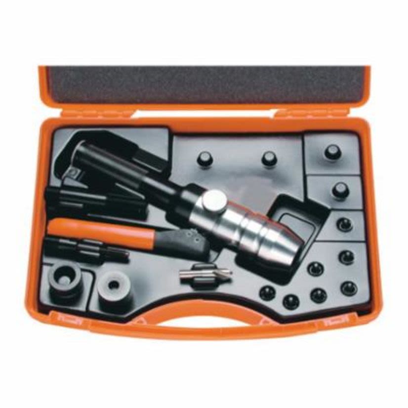 Murrplastik 87801010 Type SW-HG/SW-HW Hydraulic Manual Punch Kit, 2 mm Max THK Stainless Steel, 84 mm Stainless Steel Punching Capacity