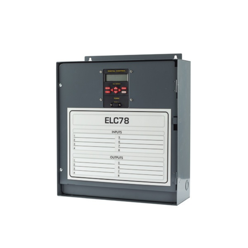 NSI Tork ELC78 Astronomic On/Off Time Switch, 365 days Setting, 24/120/208/240/277 V AC, 2 hp, 1 Form C SPDT Contact, 1 Poles