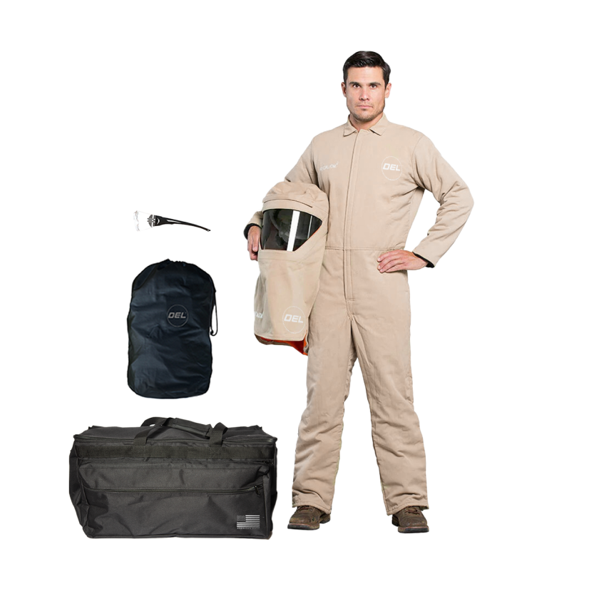 OEL AFW40-KFC-M 40 Cal Coverall Kit Switchgear Hood-Standard-M-Men
