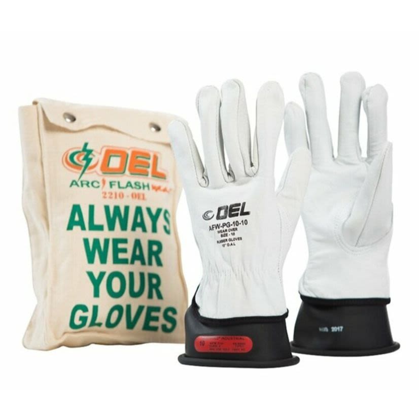 OEL IRG011R9K 11IN LENGTH, 1000 MAX USE VOLTAGE SIZE 9 RED; 10IN LENGTH, GOATSKIN SIZE 9; GLOVE BAGS FOR 11 INCH GLOVES