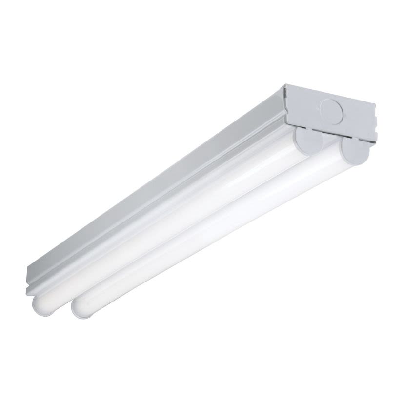 Metalux 2ST2L20SC3 ST Series Linear Striplight, LED Lamp, 19 W Fixture, 120 to 227 V AC, White Powder Coated Housing