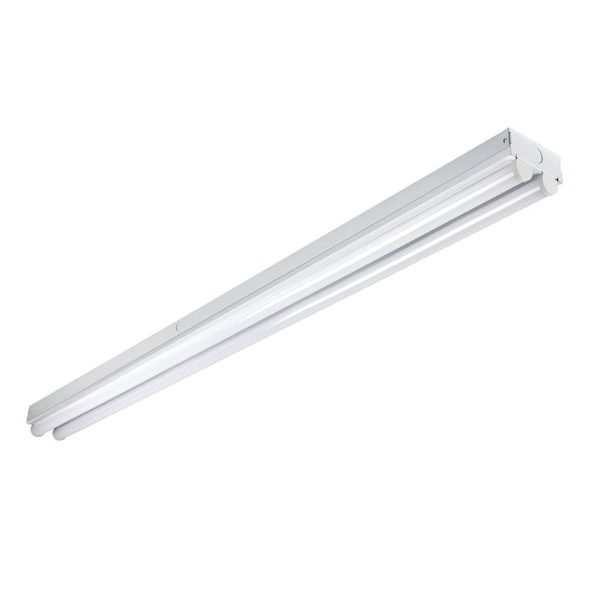 Metalux 8ST2L80SC3 ST Series Linear Striplight, LED Lamp, 80 W Fixture, 120 to 227 V AC, White Powder Coated Housing