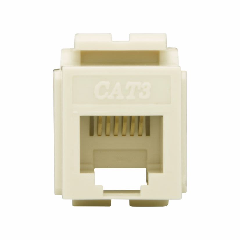 Cooper Lighting 5547-3ELA JACK MODULAR CAT 3 RJ12 VOICE LA