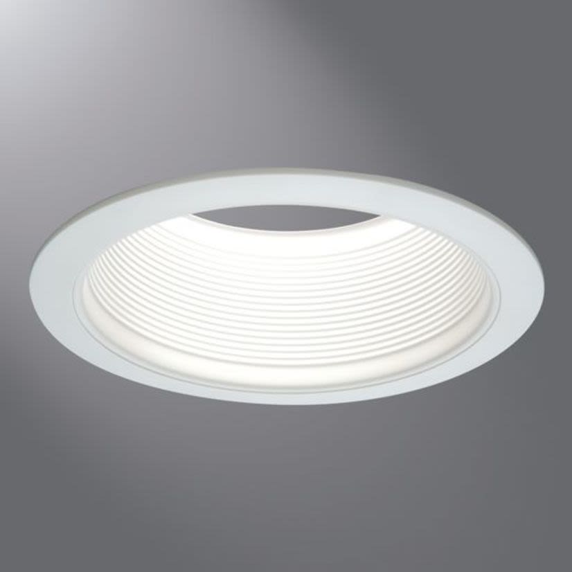 Cooper Lighting 6100WB Baffle Trim, 6 In ID X 8 In OD, HALOgen/Incandescent/LED/CFL Lamp