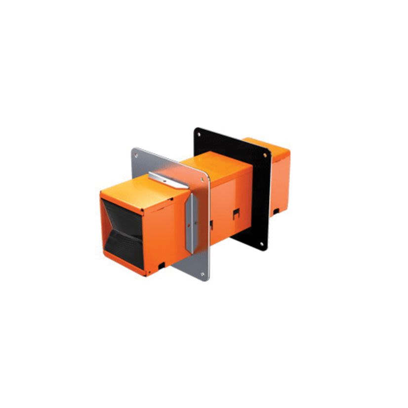 EZ-Path EZDP44S2 44+ Series Fire-Rated Single Wall Plate Kit, Rectangle Shape, 14 in L x 4-1/2 in W x 4-1/2 in H, Upto 4 hr Fire Rating, Steel, ASTM E814, FM Approved, UL 1479, CAN/ULC S115