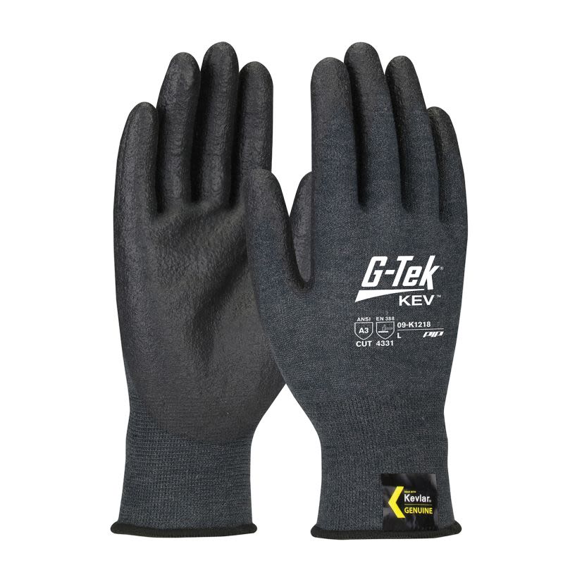 G-Tek KEV 09-K1218/XL Cut Resistant Gloves