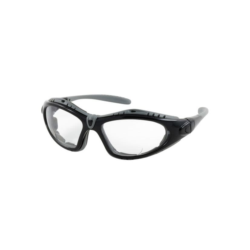 PIP® Bouton® 250-51-0015 Fuselage™ Reader 250-51 Dual Safety Glass With Temples And Elastic Headband Strap, Universal, 1.5, Anti-Fog/Anti-Scratch Clear Lens, Full Framed Frame