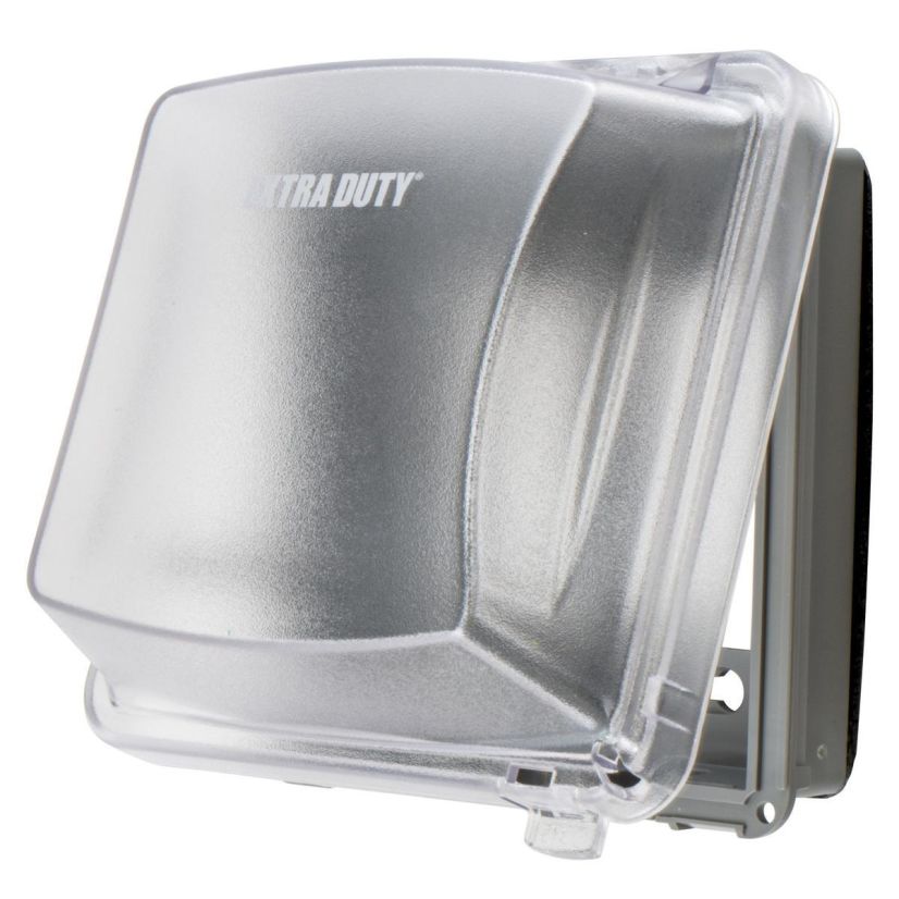 Hubbell Wiring Device-Kellems RW58750 Hood Non-Metallic Standard Weatherproof Molded While-In Use Cover, 3.72 in L x 3.62 in W x 2.05 in D, Polycarbonate