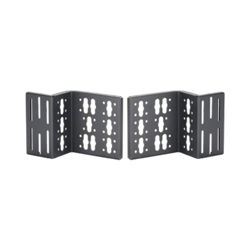 Panduit Net-Access CVPDUB Vertical Server Cabinet PDU Bracket Kit, For Use With 4-Post Rack System, Steel, Black