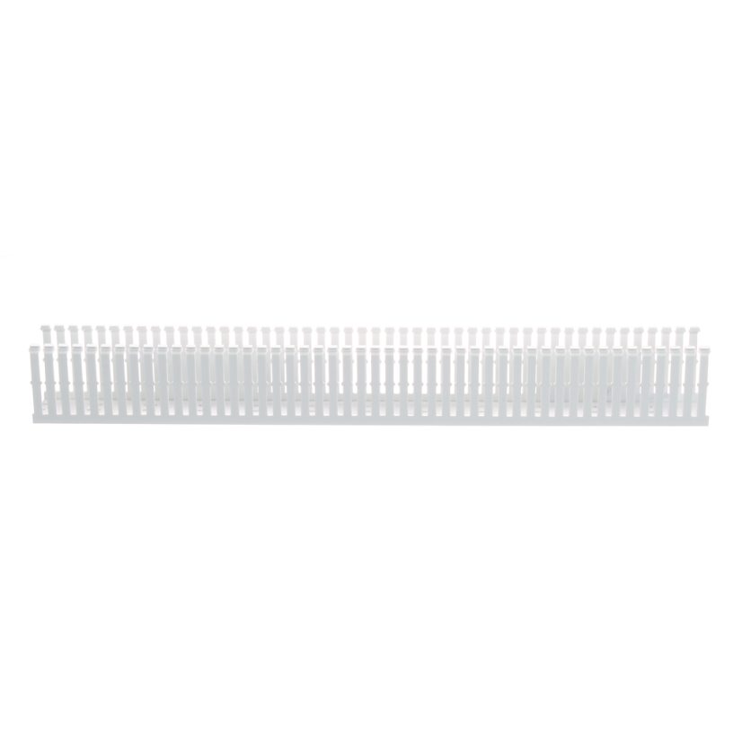 Panduit® F2X3WH6 Type F Narrow Slot Wall Wiring Duct, 0.2 in, 2-1/4 in W x 3 in D, Lead-Free PVC