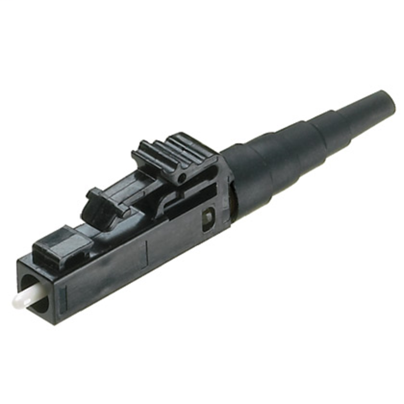 Panduit OptiCam FLCSMBLY Field Polished Fiber Optic Connector, LC Simplex Connector, OM2/OM3/OM4 Multi-Mode Fiber, 1.6 to 2 mm Jacketed, Zirconia Ceramic Ferrule