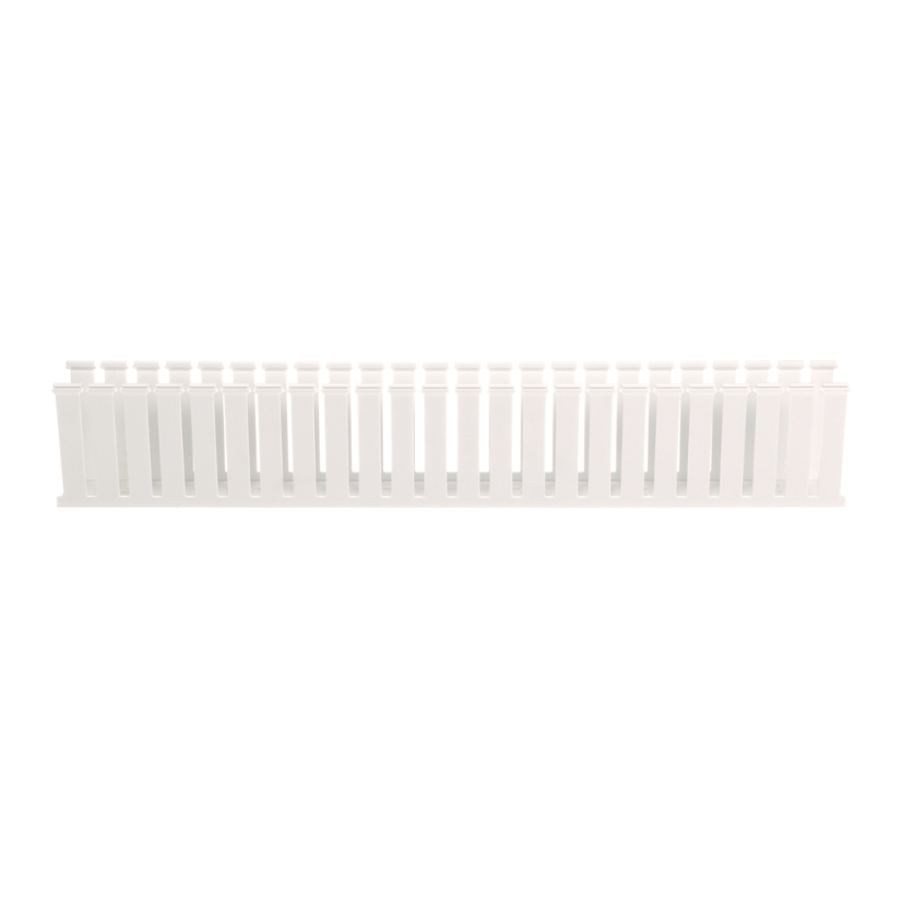 Panduit® Panduct® G2X4WH6 Type G Slotted Wall Wiring Duct, 0.31 in Wide Slot, 2 in W, Lead-Free PVC