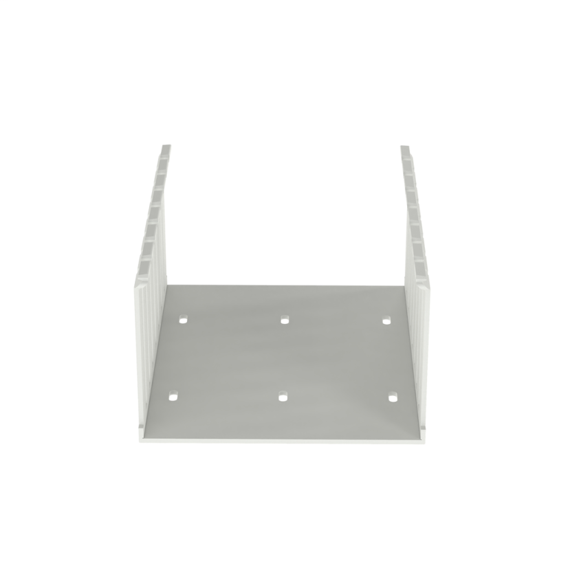 Panduit® Panduct® G6X4WH6 Type G Slotted Wall Wiring Duct, 0.31 in Wide Slot, 6 in W, Lead-Free PVC