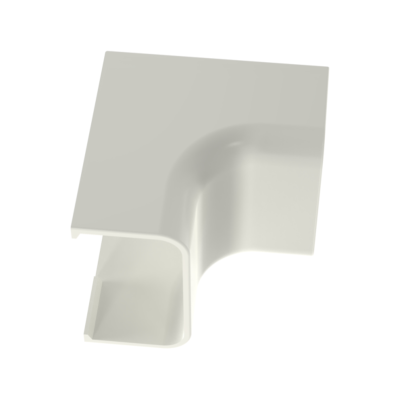 Panduit® Pan-Way™ ICF10IW-X Low Voltage Inside Corner Fitting, For Use With Pan-Way® LD10 Series Surface Raceway System, ABS