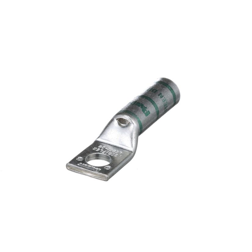Panduit® Pan-Lug™ LCA1-56-E LCA 1-Hole Compression Lug, 1 AWG Copper/Stranded Conductor, Die Code: P37, 5/16 in Stud, Copper