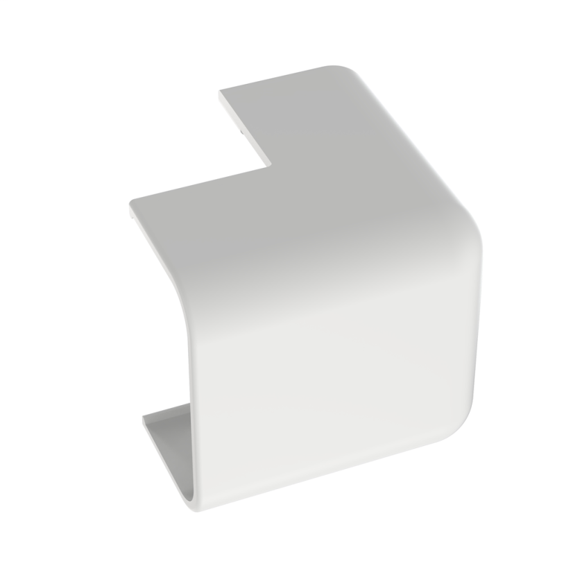 Panduit® OCF10IW-X Low Voltage Outside Corner Fitting, For Use With Pan-Way® LD10 Series Surface Raceway System, ABS