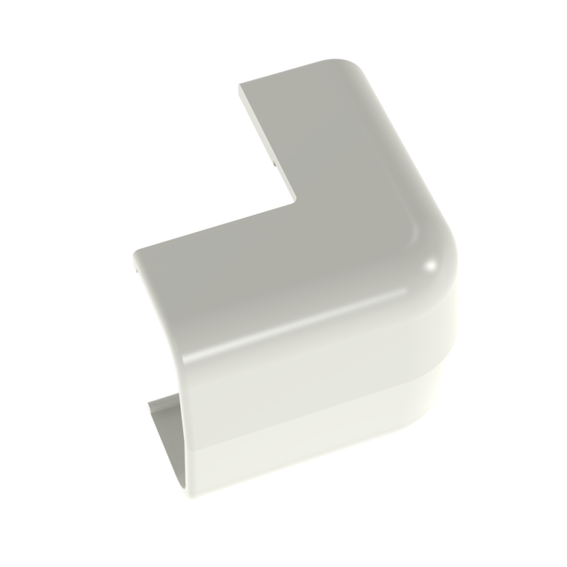 Panduit® Pan-Way™ OCF5IW-E Low Voltage Outside Corner Fitting, For Use With Pan-Way® LD5 Series Surface Raceway System, ABS