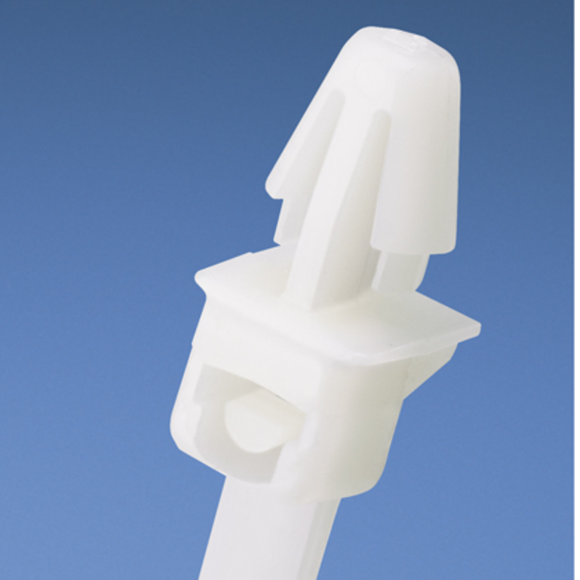 Panduit® Pan-Ty® PLP1.5I-M Intermediate Cable Tie, 6.1 in L x 0.14 in W x 0.05 in THK, Nylon 6.6