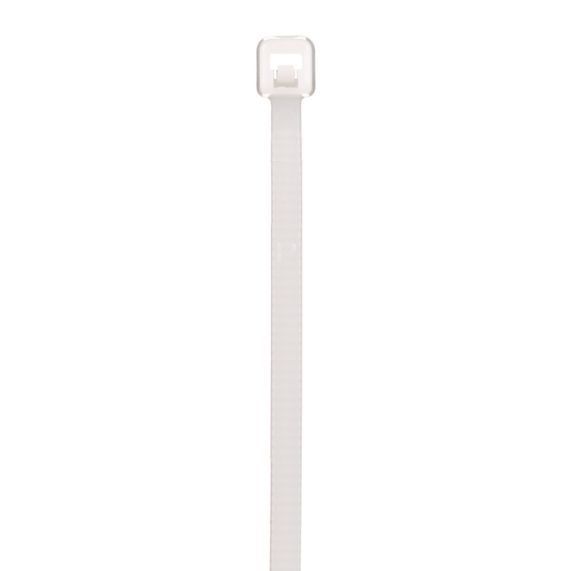 Panduit® Pan-Ty® PLT.7M-M Cross Section Plenum Rated Miniature Cable Tie, 3.1 in L x 0.09 in W x 0.03 in THK, Nylon 6.6