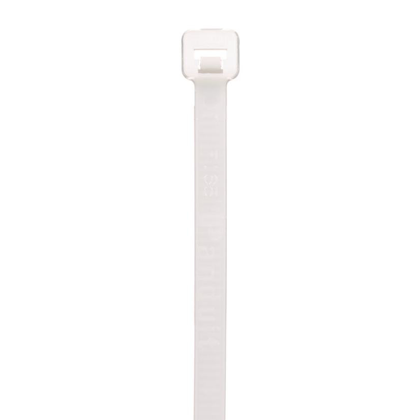 Panduit® Pan-Ty™ PLT1.5I-M InTermediate Plenum Rated Cable Tie, 5.6 In L X 0.14 In W X 0.05 In Thk, Nylon 6.6, Natural