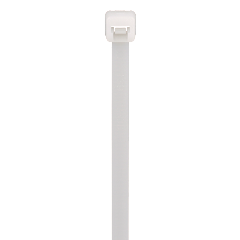 Panduit® Pan-Ty™ PLT3I-C Intermediate Plenum Rated Cable Tie, 11.4 in L x 0.15 in W x 0.05 in THK, Nylon 6.6, Natural