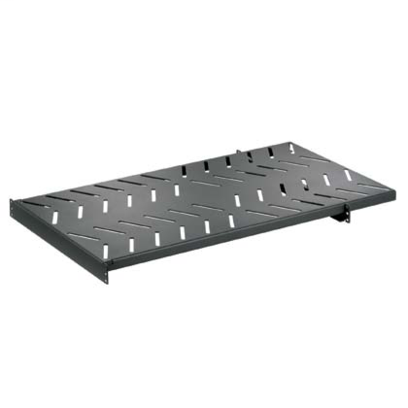 Panduit RSHLF 4-Post Deep Rack Mount Shelf, 1.7 in H x 19 in W x 1.7 in D, 1U Rack, Steel