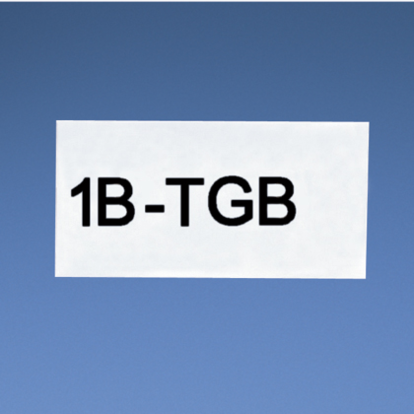 Panduit PAN-CODE T400X000YP1 Continuous Tape, 100 ft L x 4 in W, White, Polyester, 50 deg F