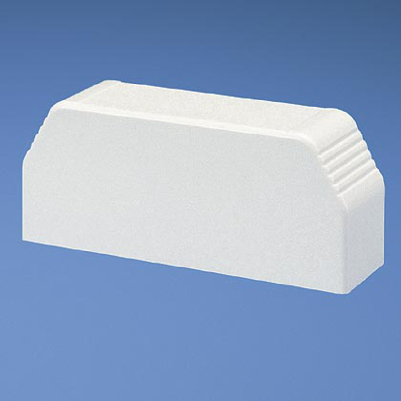 Panduit® Pan-Way™ T70ECEI T-70 Power Rated End Cap Fitting, For Use With Pan-Way® T-70 Surface Raceway System, PVC, Electric Ivory