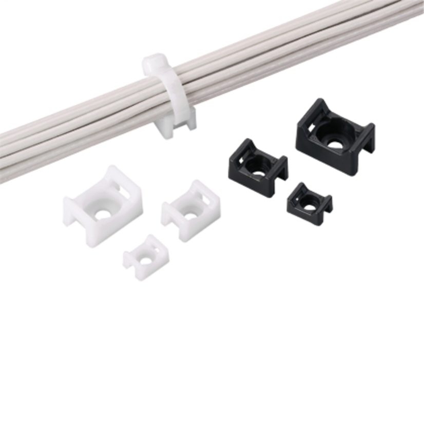 Panduit® TM3S2510-C39 Cable Tie Mount, Threaded Mount, 0.3 in W Tie, Nylon, Natural