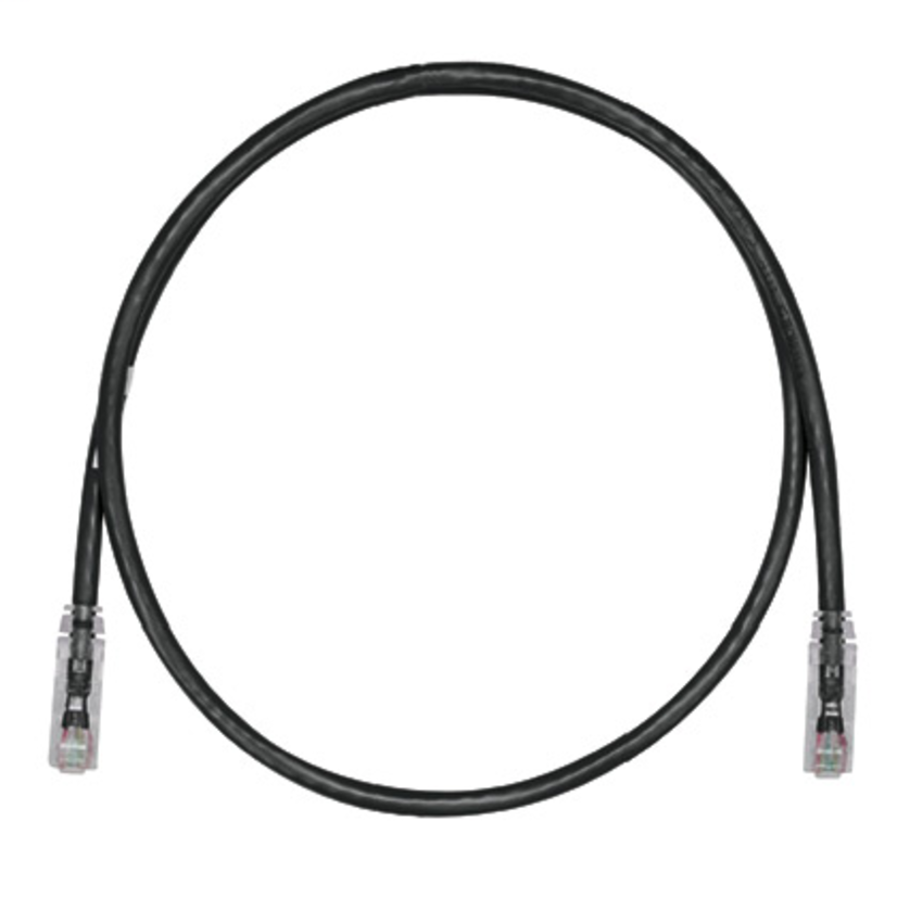 Panduit® PanNet® TX6™ PLUS UTPSP2BLY U/UTP Patch Cord, Cat 6, 24 AWG Stranded Copper Conductor, RJ45 Modular Plug Connector, 2 ft L Cord