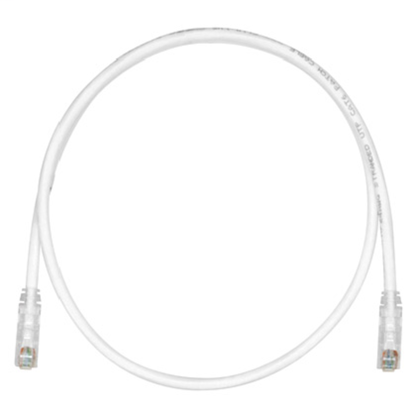 Panduit® PanNet® TX6™ PLUS UTPSP5Y U/UTP Class E Patch Cord, Cat 6, 24 AWG Stranded Copper Conductor, RJ45 Modular Plug Connector, 5 ft L Cord