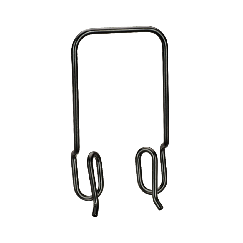 Panduit® Wyr-Grid® WGSW4BL Snap-On Overhead Sidewall, For Use With Wyr-Grid™ Cable Routing System, 4 in H x 3.71 in W x 1.2 in THK, Steel, Black