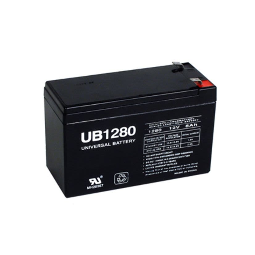 POWERCELL PC1280 12V8 8.0 AH BATTERY SEALED LEAD ACID F1 TERMINALS