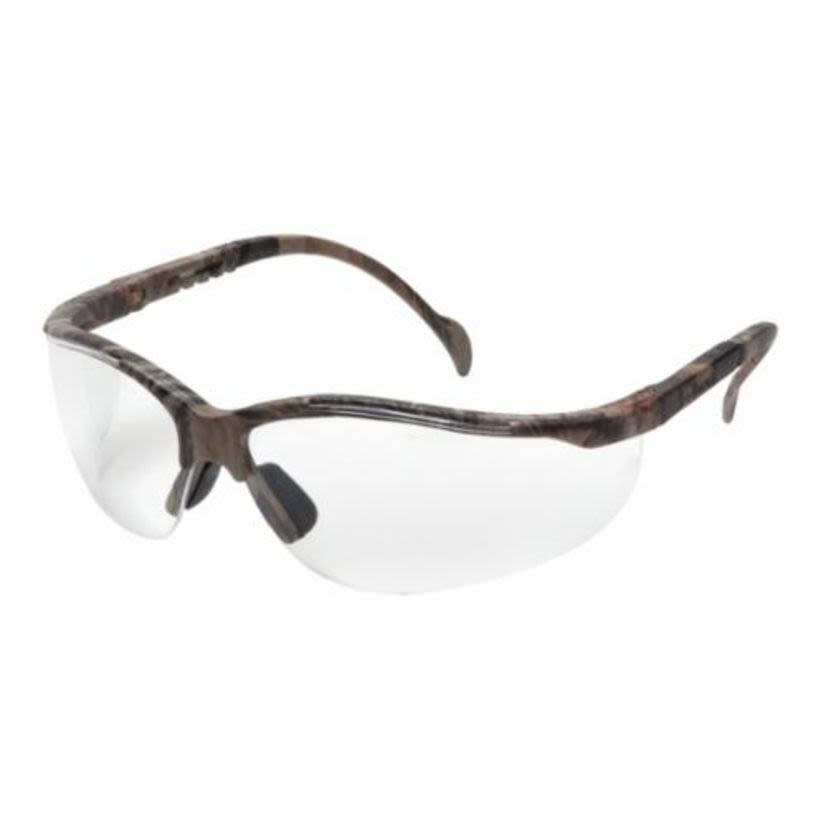Pyramex SH1810S Realtree Hardwoods HD Safety Eyewear, Anti-Scratch, Clear Lens, Camouflage, Nylon 6.6 Frame, Polycarbonate Lens, ANSI P Z87.1, CAN/CSA Z94.3-15, CE EN166, MIL-PRF 32432