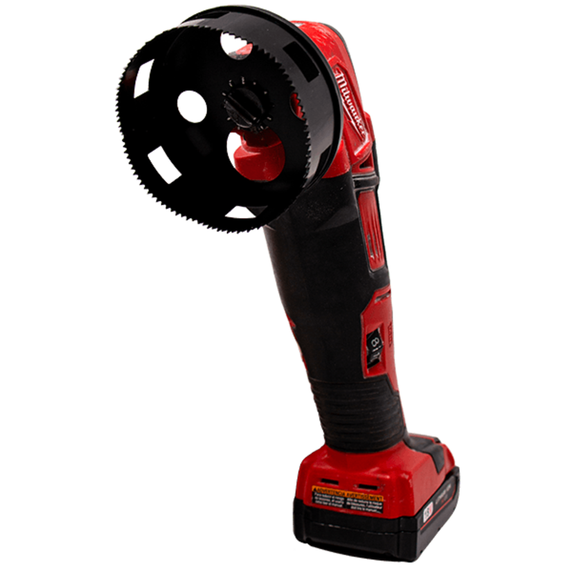 Rack-A-Tiers 42680 Round Multi-Tool Hole Saw Cutter - 4-1/4 inch