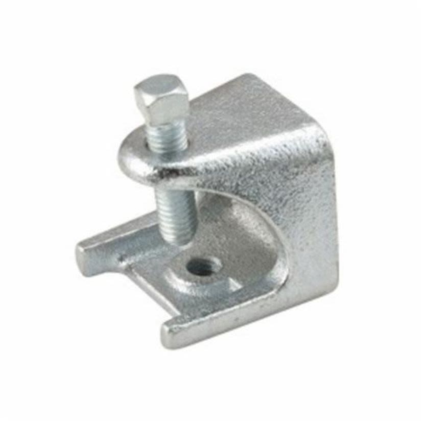 Hubbell RACO 2524 Conduit Beam Clamp, 1 in, For Use With Hanger, Bridle Ring and Drop Rod, Steel/Malleable Iron, Electro-Plated Zinc
