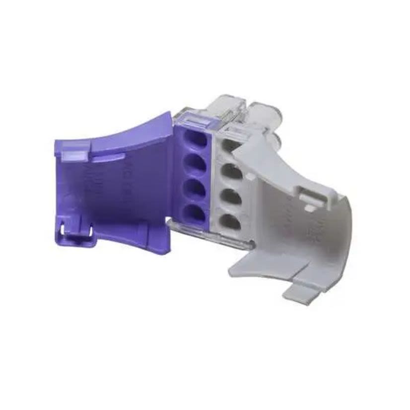 RACO Shield-IT MCPCS8 Wire Connector, 16 AWG Solid Copper Wire, Brass/Nylon/Polycarbonate