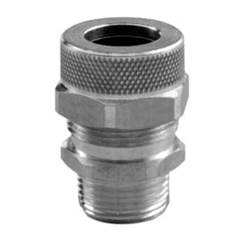 Remke Tuff-Seal™ RSR-520 Straight Cord Grip Connector, 1-1/2 in Trade, 1-1/8 to 1-1/4 in Cable Openings, Aluminum