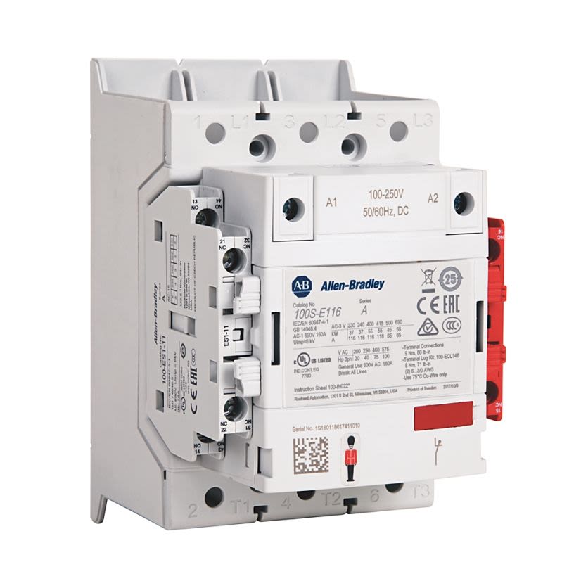 A-B Rockwell  100S-E205KD12C IEC 205 A Safety Contactor