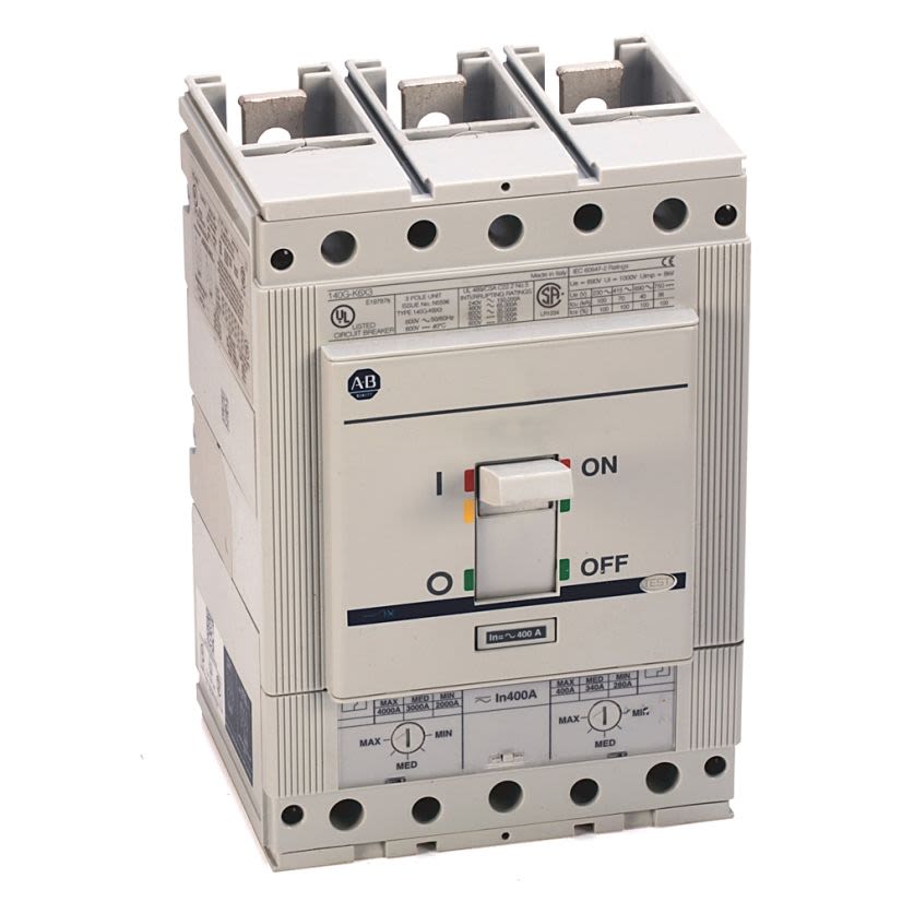 A-B Rockwell  140G-K6F3-D40 140G 400A K Frame MCCB Or ACCY