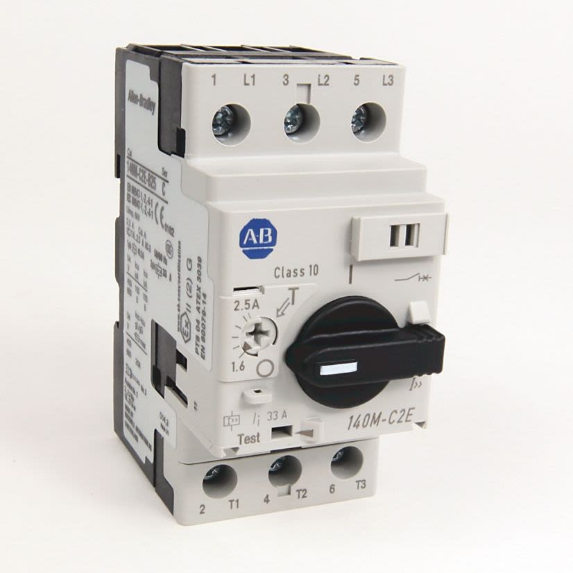 A-B Rockwell 140M-C2N-B10 Motor Circuit Protector Circuit Breaker, 1A **DISCONTINUED-Converts to 140MT-D9N-B10**
