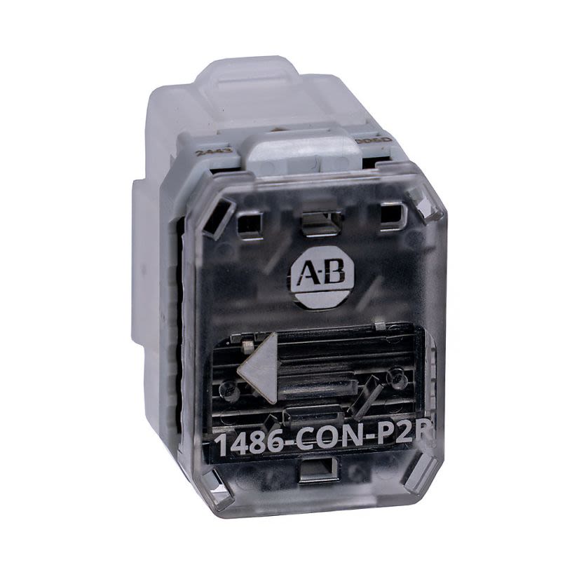 A-B Rockwell Automation 1486-CON-P2R Right-End Flat Media Power Tap Connector