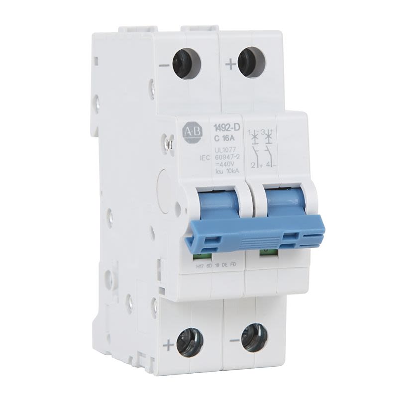 A-B Rockwell  1492-D2C060 MCB Supplementary Protector 6 A
