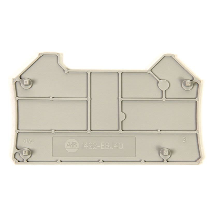 A-B Rockwell 1492-EBJ4Q IEC End Barrier, 1.5 x 41 x 62