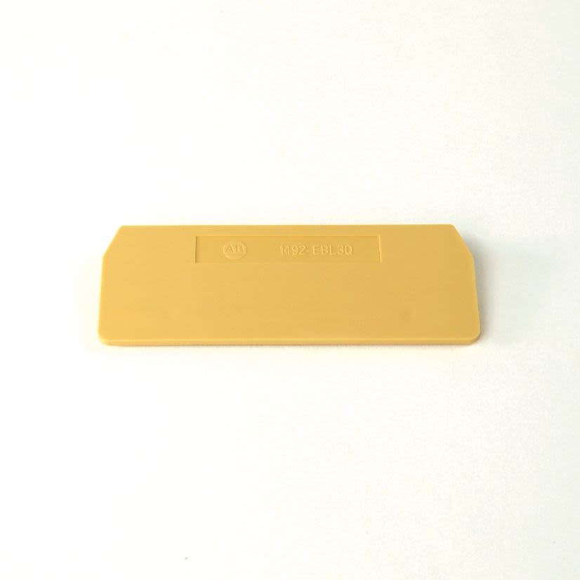 A-B Rockwell 1492-EBL3Q-Y IEC End Barrier, 2 x 30.6 x 79mm