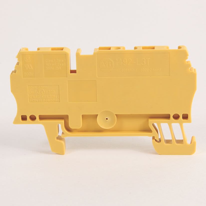 A-B Rockwell 1492-L3T-Y IEC Term Blck 5.1x64.5x31.3mm Spr Clp