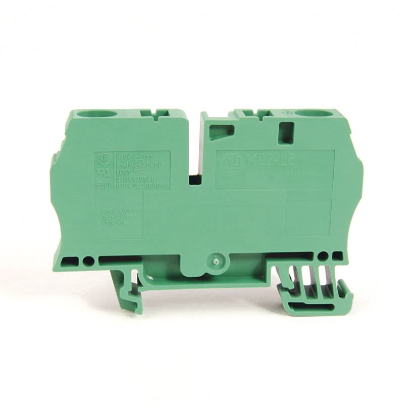 A-B Rockwell 1492-L6-G IEC Term Blck 8.1x65x38mm Spr Clp