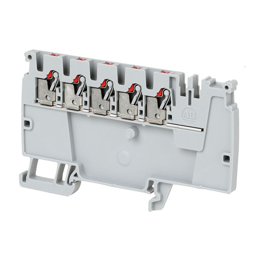 A-B Rockwell  1492-P10PD3E-5RE IEC Feed Through Push-In Block
