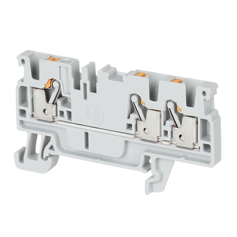 A-B Rockwell  1492-P3T IEC Feed-THOUGH Push-In Block