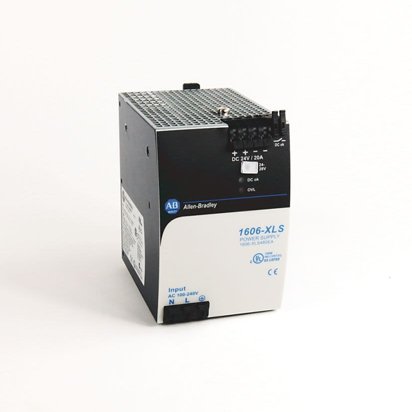 A-B Rockwell  1606-XLS480EA AC Or DC Input 24 To 28VDC Out 480W PS